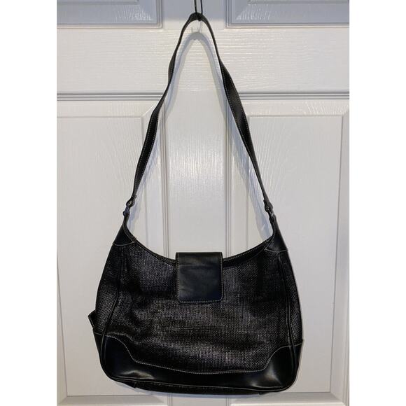 MAXX New York Polypropylene Leather Shoulder Handbag, Plaid. - Picture 2 of 16